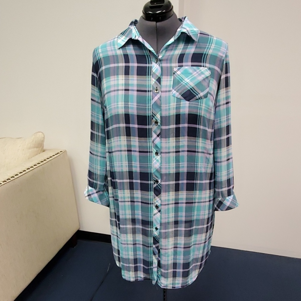 Catherine's Long Button Shirt Dress
